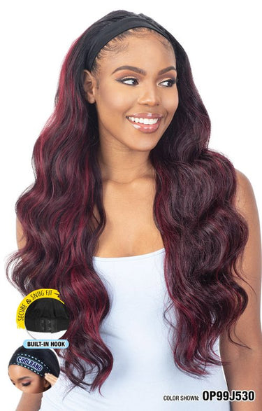 SHAKE N GO Freetress Equal Headband Full Cap Wig-Eternal - Sareya Beauty - Calgary hair store